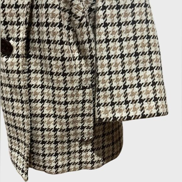 Live a Little Women’s Tweed 3/4 Sleeve 3X Tweed Blazer Jacket Houndstooth - Picture 3 of 5